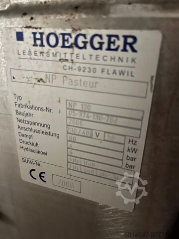 Vleesverwerkingsmachine Rheon; Disona; Hoegger; Eima