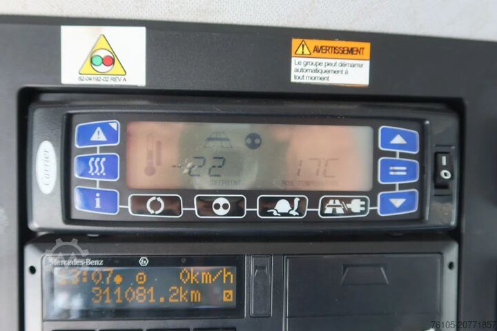 Gekoeld/bevroren transport Mercedes-Benz Actros 2530 L Koel/Vries + Laadklep DHollandia ...