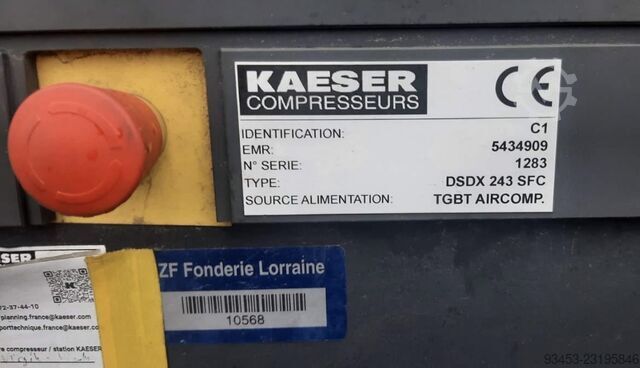 Compressor de parafuso KAESER DSDX242 SFC
