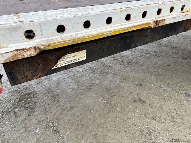 Vaihtokori auki Krone 7,82m Baustoff Brücke Multilockrahmen