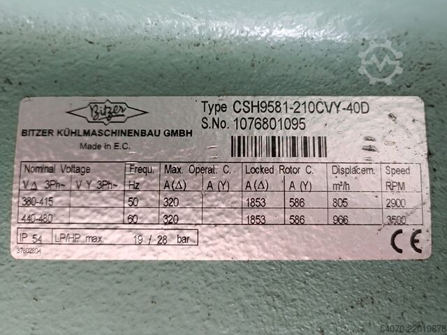 чиллер Used Industrial Chiller Climaveneta - 873 kW | With warranty