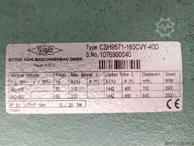 чиллер Used Industrial Chiller Climaveneta - 873 kW | With warranty