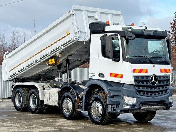 Kipper LKW MERCEDES-BENZ AROCS 4145* KIPPER 5,60 m + BORDMATIC / 8x4