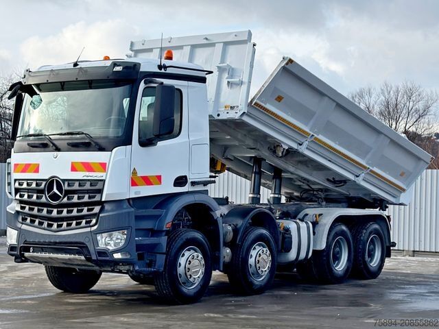 Kipper LKW MERCEDES-BENZ AROCS 4145* KIPPER 5,60 m + BORDMATIC / 8x4
