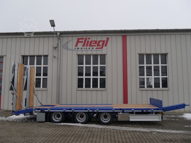 Plattform Anhänger FLIEGL Tridem-Plattform Anhänger TPS 300 Bau