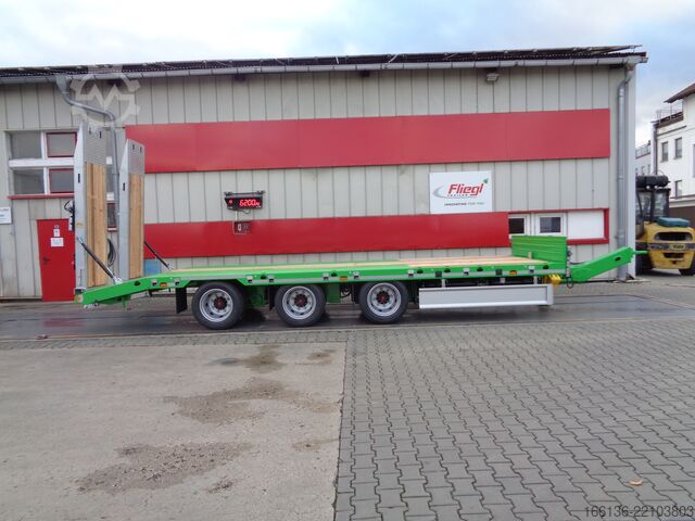 Plattform Anhänger FLIEGL Tridem-Plattform Anhänger TPS 300 Bau