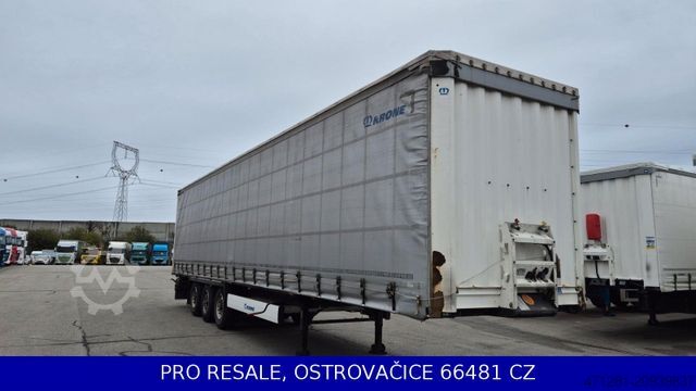 مقطورة نصفية مفتوحة مع قماش مشمع KRONE SD PROFI LINER + LIFTACHSE