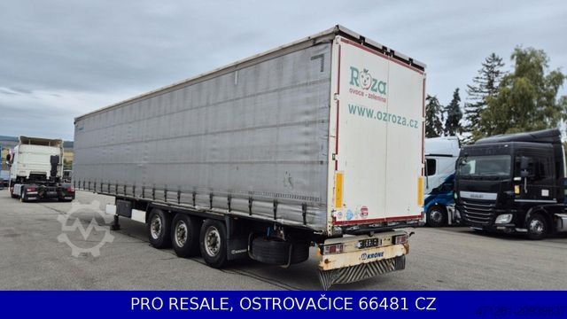 مقطورة نصفية مفتوحة مع قماش مشمع KRONE SD PROFI LINER + LIFTACHSE