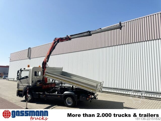 डंपर ट्रक Mercedes-Benz Atego 823 K 4x2, Palfinger Kran PK 7001 K,