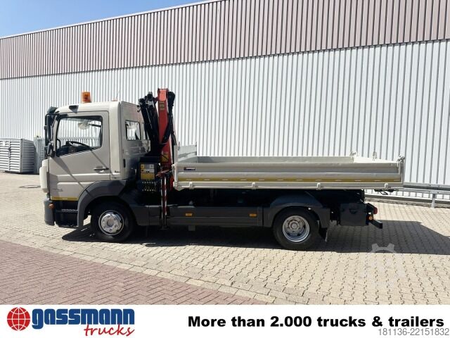 डंपर ट्रक Mercedes-Benz Atego 823 K 4x2, Palfinger Kran PK 7001 K,