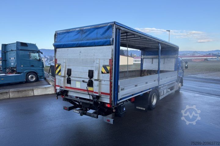 מנוף מותקן על משאית Renault D Wide 18.380 4x2 F130A.22 / Swiss-Vehicle