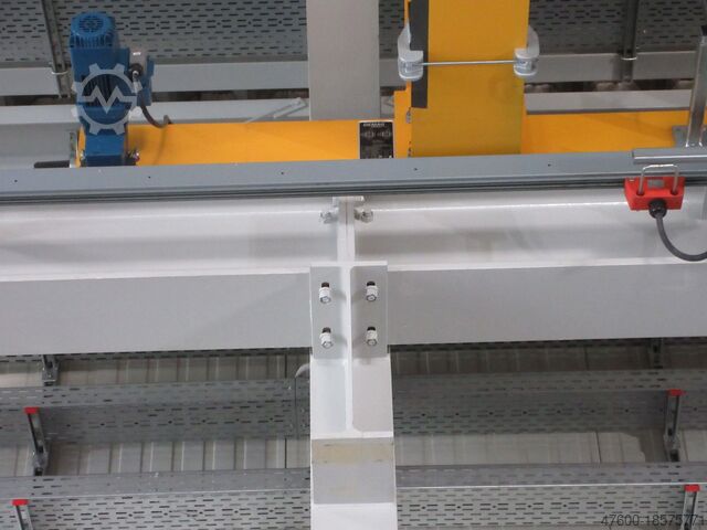 Marquesina de grúa sala de grúas grúa doble grúa Demag - 2x Portalkran Brückenkran Kran EKKE 3200Kg 3,2t 13262mm + Laufschienen