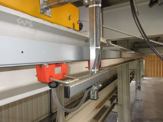 Marquesina de grúa sala de grúas grúa doble grúa Demag - 2x Portalkran Brückenkran Kran EKKE 3200Kg 3,2t 13262mm + Laufschienen