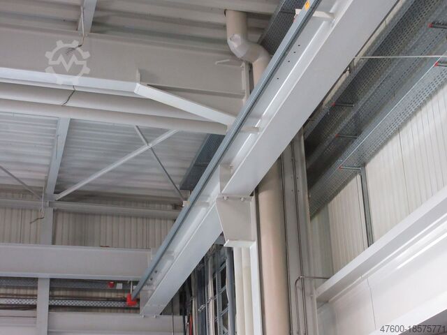 Marquesina de grúa sala de grúas grúa doble grúa Demag - 2x Portalkran Brückenkran Kran EKKE 3200Kg 3,2t 13262mm + Laufschienen