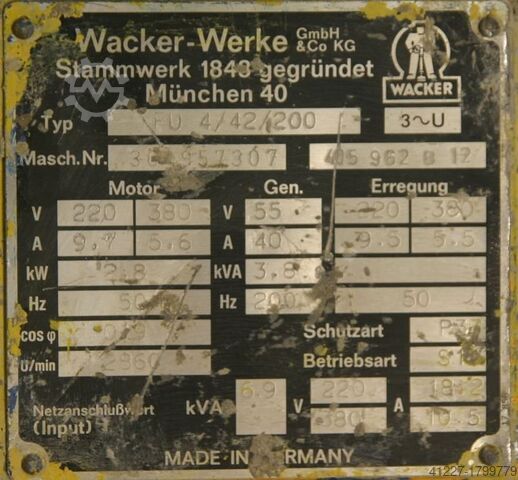 Bottle shaker with 1 bottle Wacker FU 4/42/200