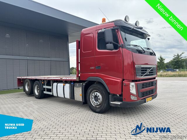 Atrelado da plataforma Volvo FH 420 6x2 Vangmuil + Standkachel