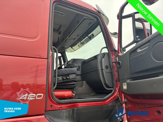 Atrelado da plataforma Volvo FH 420 6x2 Vangmuil + Standkachel