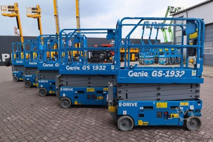 Žirklinis keltuvas Genie GS1932 E-Drive Several In Stock, 8m Working Height