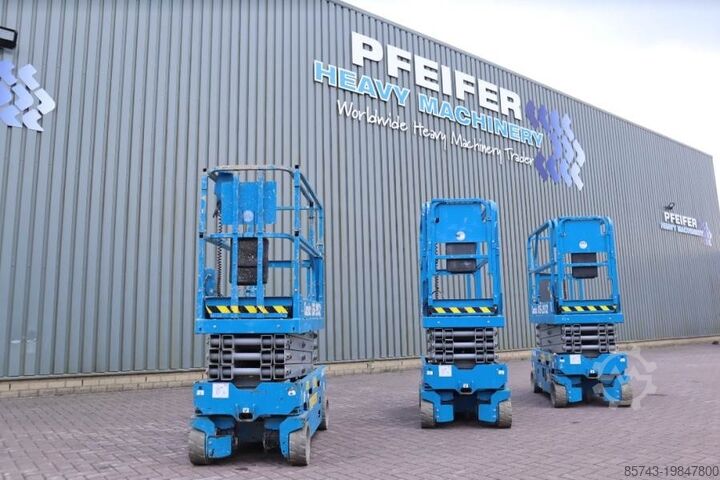 Thang máy cắt kéo Genie GS1932 E-Drive Several In Stock, 8m Working Height