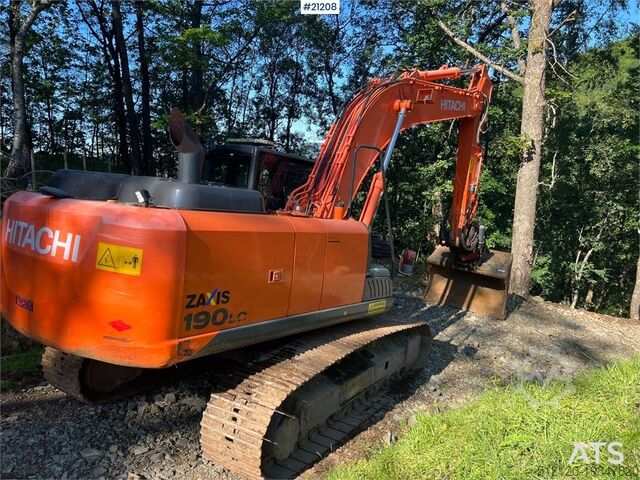 Máy xúc bánh xích Hitachi zx190lc-5B excavator w/ rototilt, sanding bucket,