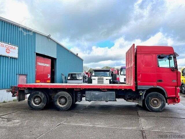 Iekraušanas platforma DAF 95-430XF SPACECAB 6x4 FULL STEEL WITH OPEN BODY...