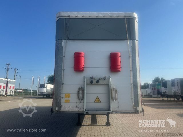 Open semitrailer with tarp Schmitz Cargobull Curtainsider Mega