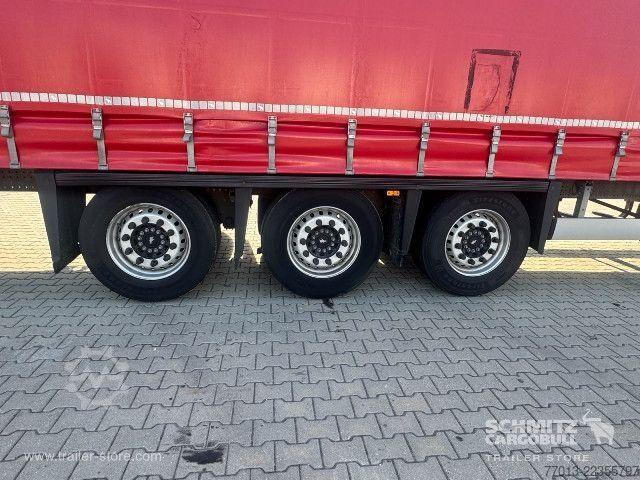 Open semitrailer with tarp Schmitz Cargobull Curtainsider Mega