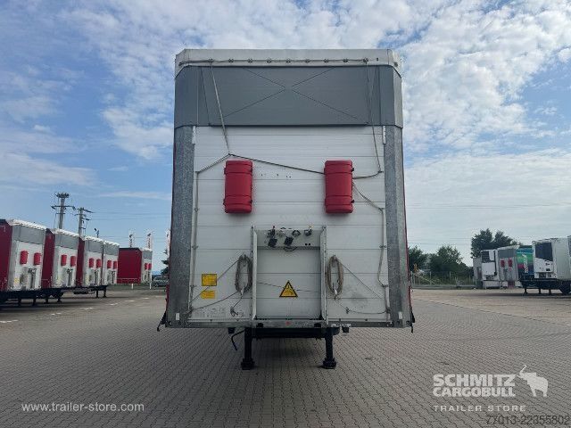 Open semitrailer with tarp Schmitz Cargobull Curtainsider Mega