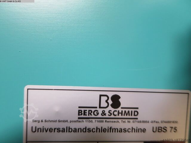 Máy mài đai BERG & SCHMID UBS 75