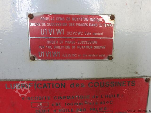 Jeumont Schneider AR 112 F4 Endüstriyel Jeneratör – 5175 kVA, Siemens Şanzımanlı Jeumont Schneider / Siemens AR 112 F4