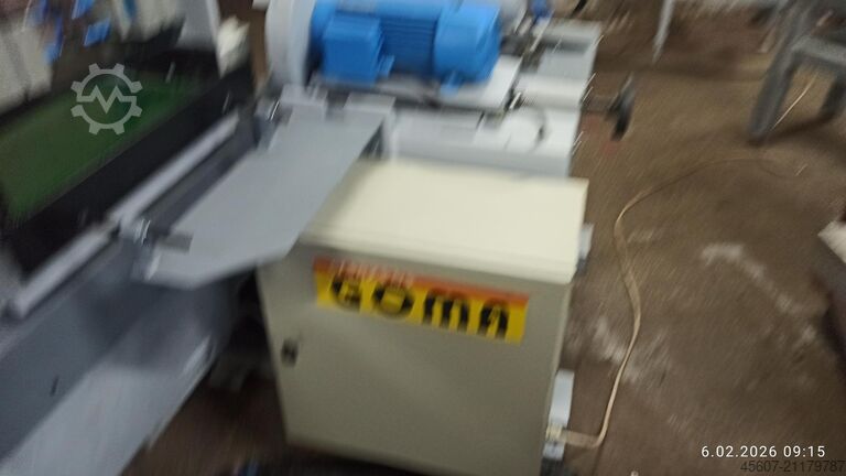 Línea de ensamble tipo finger joint goma fc10mlkt