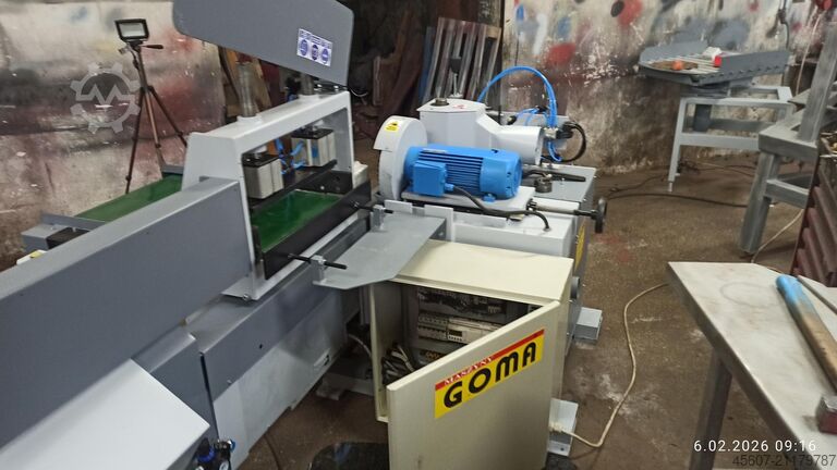 Línea de ensamble tipo finger joint goma fc10mlkt