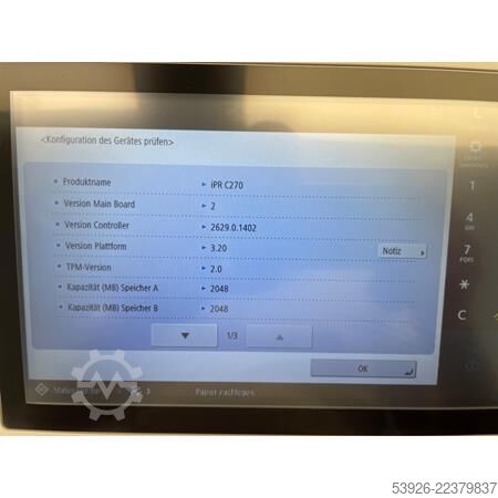  Canon imagePRESS C270 incl. Fiery, Finisher and Duplex