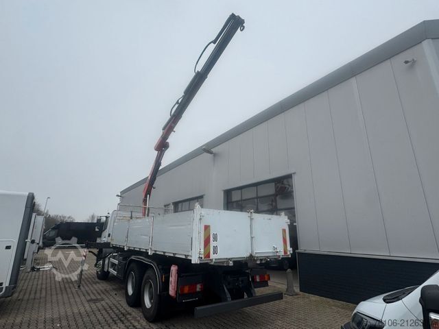 Tipper truck MERCEDES-BENZ Axor 2633 Kipper mit Kran Fassi F135