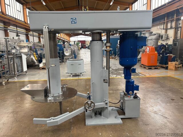 Used Enrico Molteni model ED30 stainless steel disperser. MOLTENI ED30
