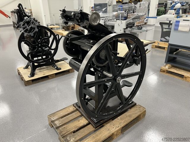 Buchdruckmaschine Emil Kahle Letterpress Machine Platen