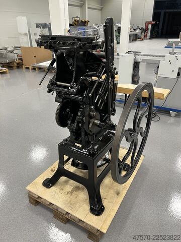 Bogtrykkerimaskine Letterpress printing press foot operated