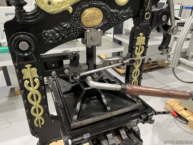 Bogtrykkerimaskine Columbian Press 1858 Letterpress