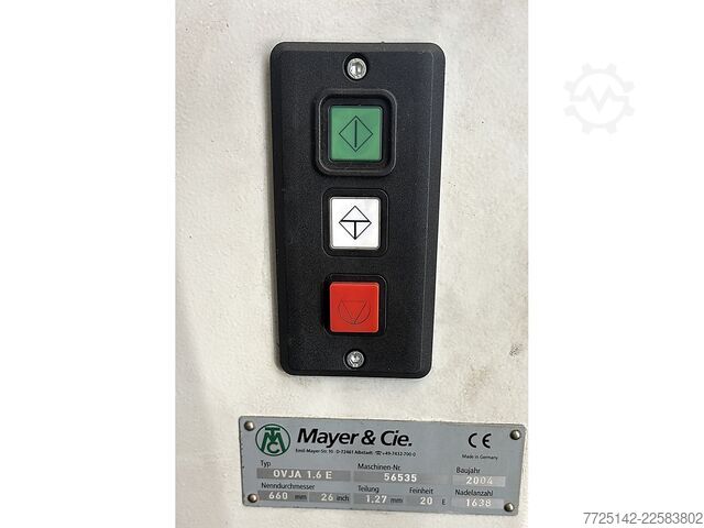 Circular doble cara jacquard 26" Mayer & Cie. OVJA 1.6 E