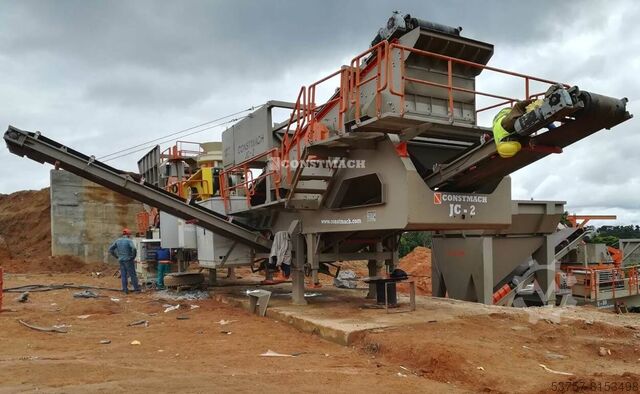 Constmach Mobile Crushing Plant Mobile jaw crushing plant 60-80 tph