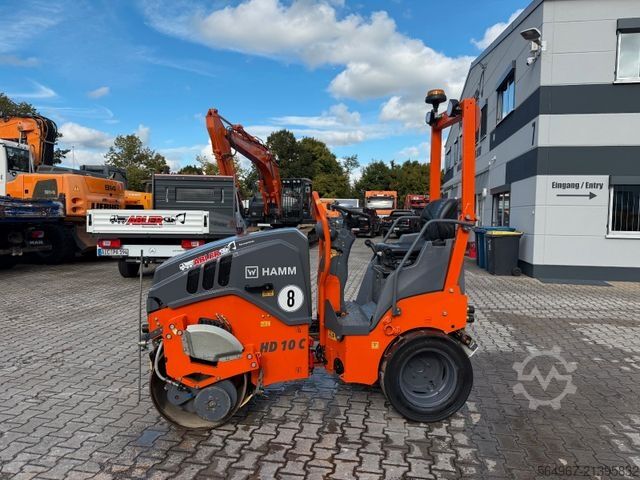 싱글 드럼 롤러 HAMM HD10 C VT Kombiwalze neues Modell