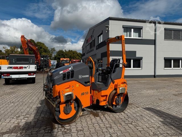 Ühe trumliga rull HAMM HD12i VO VIO Oszillation Tandemwalze TOP