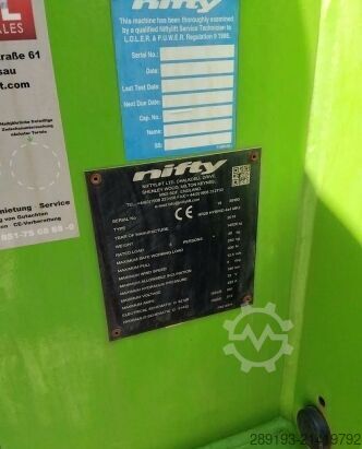 Leddelt teleskopisk platform Niftylift HR 28 Bi-Energy Elektro-Diesel 28,00 m