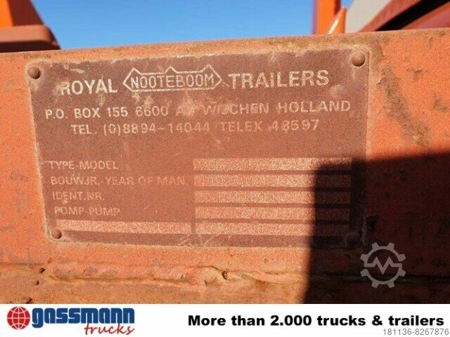 Spezial-LKW Nooteboom SL 2012 TA Tele-Absetzkipper