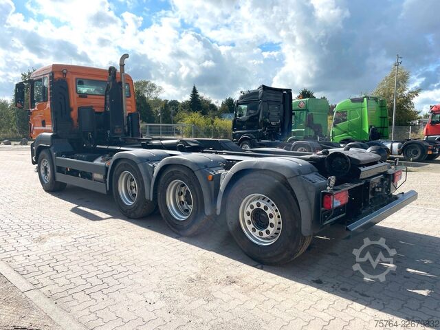 Haakarm vrachtwagen MAN TGS 35.440 / HIAB XR26.59 / 8x4 /Gelenkt/ 67 tkm
