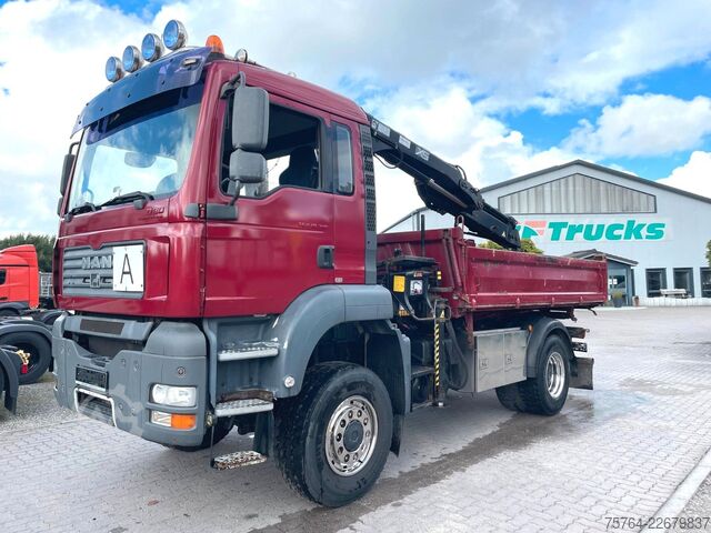ট্রাকে সংযুক্ত ক্রেন MAN TGA 18.310/HIAB 111 HIDUO/Funk/Meiller/4x4