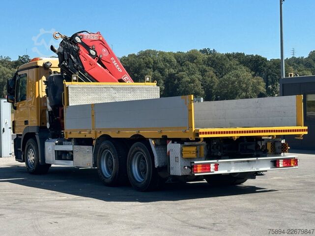 ট্রাকে সংযুক্ত ক্রেন MERCEDES-BENZ ACTROS 2646 * FASSI F365AXP.26 + FUNK * 6x4