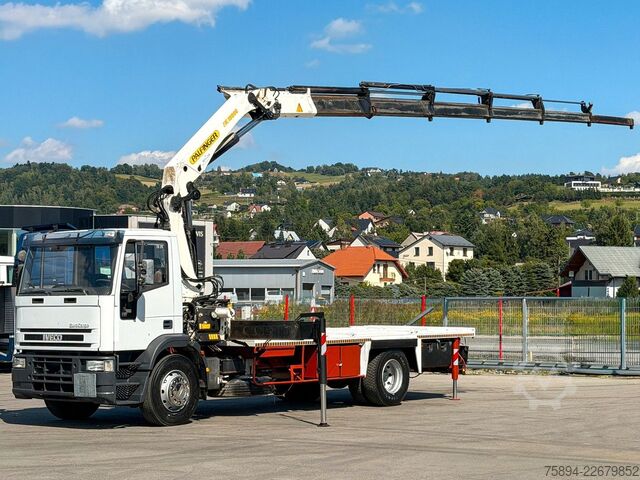 ট্রাকে সংযুক্ত ক্রেন IVECO Eurocargo 170E27 * Platform 6,20 m + PK 19000!