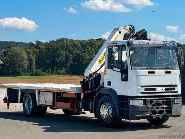 ট্রাকে সংযুক্ত ক্রেন IVECO Eurocargo 170E27 * Platform 6,20 m + PK 19000!