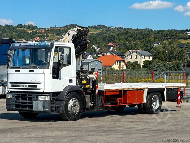 ট্রাকে সংযুক্ত ক্রেন IVECO Eurocargo 170E27 * Platform 6,20 m + PK 19000!